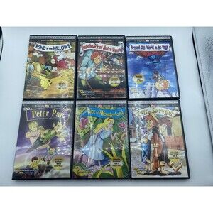 DTS DIGITAL SURROUND COLLECTORS EDITION ANTIMATED MOVIE LOT OF 6 USED VF/NM